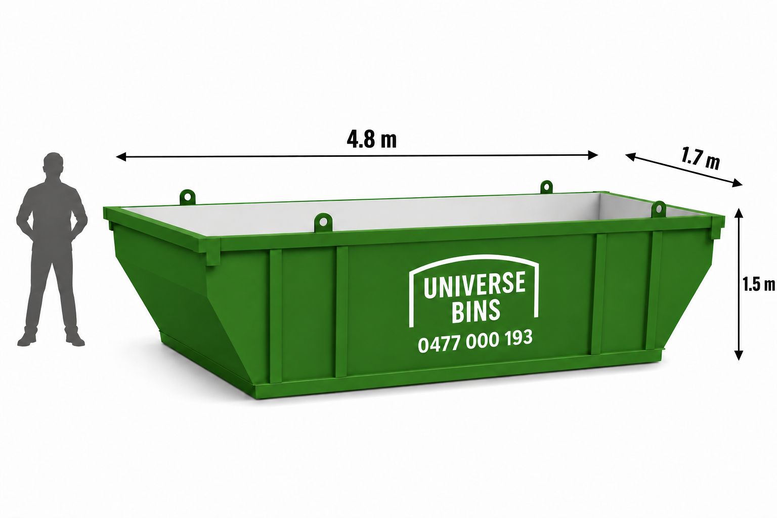 12m³ Skip Bins